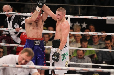 Łukasz Maciec - Almin Kovacevic Gala Wojak Boxing Night Racibórz 2012