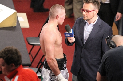 Łukasz Maciec - Almin Kovacevic Gala Wojak Boxing Night Racibórz 2012