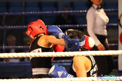 XIII MP Seniorek w Boksie Cieśla Żaneta UKS Kontra Elbląg vs Wicherska Ewelina PKB Poznań 2:1