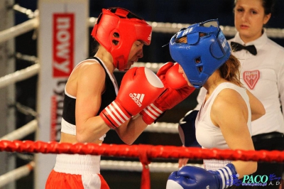 XIII MP Seniorek w Boksie Andrzejewska Anna Gwardia Łódź vs Bogoń Paulina PTB Tiger Tarnów 1:2