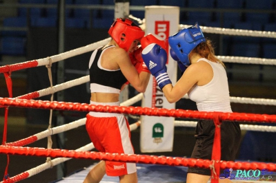 XIII MP Seniorek w Boksie Andrzejewska Anna Gwardia Łódź vs Bogoń Paulina PTB Tiger Tarnów 1:2