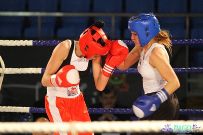 XIII MP Seniorek w Boksie Andrzejewska Anna Gwardia Łódź vs Bogoń Paulina PTB Tiger Tarnów 1:2