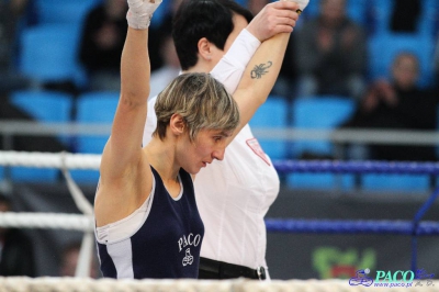 XIII MP Seniorek w Boksie walka ćwierćfinałowa Karolina Michalczuk vs Anita Skoczek