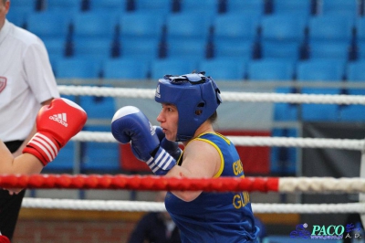 13. Mistrzostwa Polski Kobiet w Boksie - półfinał kat. 69 kg: Natalia Holińska (Skorpion Szczecin) - Ewa Gawenda (Carbo Gliwice) 3:0