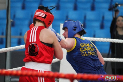 13. Mistrzostwa Polski Kobiet w Boksie - półfinał kat. 69 kg: Natalia Holińska (Skorpion Szczecin) - Ewa Gawenda (Carbo Gliwice) 3:0