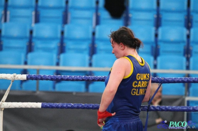 13. Mistrzostwa Polski Kobiet w Boksie - półfinał kat. 69 kg: Natalia Holińska (Skorpion Szczecin) - Ewa Gawenda (Carbo Gliwice) 3:0