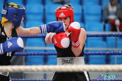 13. Mistrzostwa Polski Kobiet w Boksie - półfinał kat. 69 kg: Magdalena Konarska (Garda Karczew) - Hanna Solecka (Skorpion Szczecin) 1:2