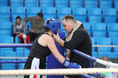 13. Mistrzostwa Polski Kobiet w Boksie - półfinał kat. 81 kg: Patrycja Woronowicz (Boxing Sokółka) - Anna Szpoton (Garda Karczew) 3:0