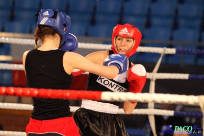  Półfinały 13. Mistrzostw Polski Kobiet w Boksie kategoria 51 kg: Żaneta Cieśla (UKS Kontra Elbląg) - Klaudia Sibiga (Ring Stalowa Wola) RSC 4