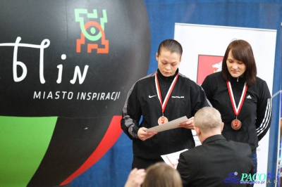 Finał 13. MP seniorek kat 64 kg: Kinga Siwa - Beata Woroniecka