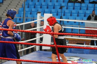 Finał 13. MP seniorek kat 57 kg: Sandra Kruk - Jadwiga Stańczak