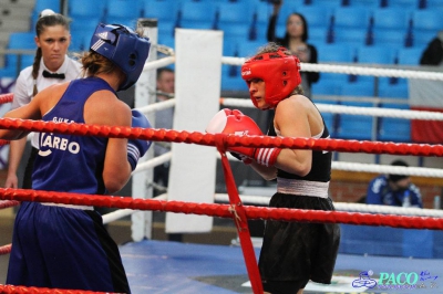 Finał 13. MP seniorek kat 57 kg: Sandra Kruk - Jadwiga Stańczak