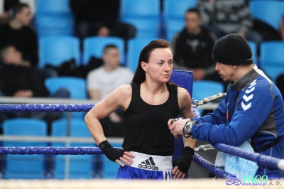 Finał 13. MP seniorek kat 51 kg: Żaneta Cieśla - Sandra Drabik