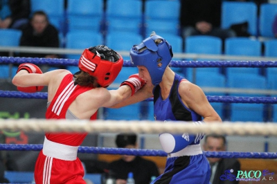 Finał 13. MP seniorek kat 48 kg: Sandra Brodacka - Patrycja Bednarek