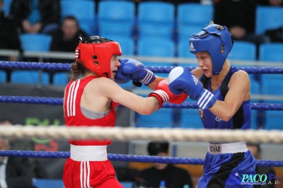 Finał 13. MP seniorek kat 48 kg: Sandra Brodacka - Patrycja Bednarek