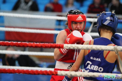 Finał 13. MP seniorek kat 48 kg: Sandra Brodacka - Patrycja Bednarek