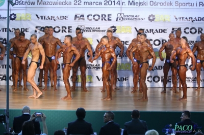 Kulturystyka klasyczna mężczyzn: +180 cm Debiuty PZKFiTS Ostrów Mazowiecka 2014_9