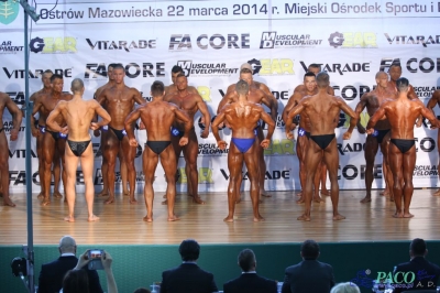 Kulturystyka klasyczna mężczyzn: +180 cm Debiuty PZKFiTS Ostrów Mazowiecka 2014_11