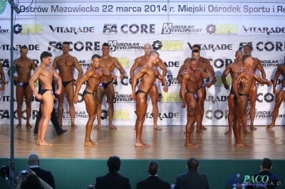 Kulturystyka klasyczna mężczyzn: +180 cm Debiuty PZKFiTS Ostrów Mazowiecka 2014_30