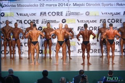 Kulturystyka klasyczna mężczyzn: +180 cm Debiuty PZKFiTS Ostrów Mazowiecka 2014_47