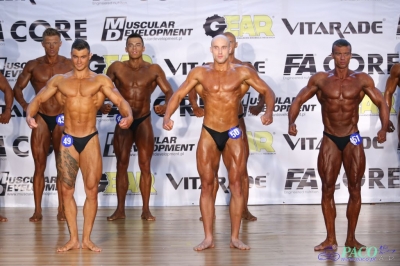 Kulturystyka klasyczna mężczyzn: +180 cm Debiuty PZKFiTS Ostrów Mazowiecka 2014_49