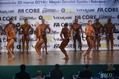 Kulturystyka klasyczna mężczyzn: +180 cm Debiuty PZKFiTS Ostrów Mazowiecka 2014_55