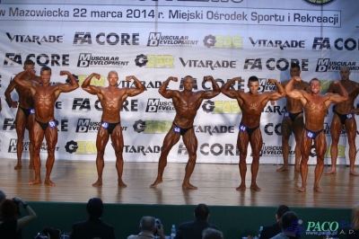 Kulturystyka klasyczna mężczyzn: +180 cm Debiuty PZKFiTS Ostrów Mazowiecka 2014_94