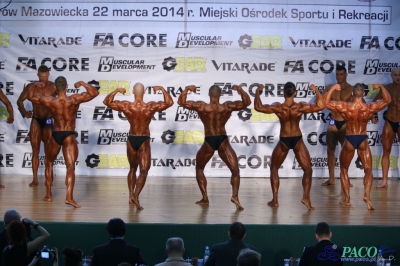 Kulturystyka klasyczna mężczyzn: +180 cm Debiuty PZKFiTS Ostrów Mazowiecka 2014_101