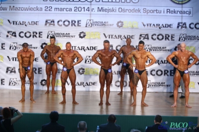 Kulturystyka klasyczna mężczyzn: +180 cm Debiuty PZKFiTS Ostrów Mazowiecka 2014_105