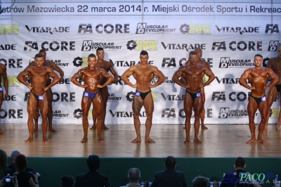 Kulturystyka klasyczna mężczyzn: +180 cm Debiuty PZKFiTS Ostrów Mazowiecka 2014_117