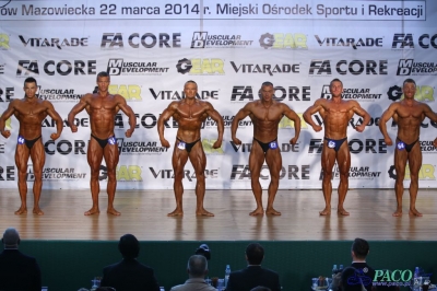 Kulturystyka klasyczna mężczyzn: +180 cm Debiuty PZKFiTS Ostrów Mazowiecka 2014_139