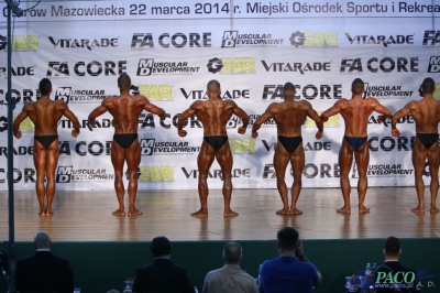 Kulturystyka klasyczna mężczyzn: +180 cm Debiuty PZKFiTS Ostrów Mazowiecka 2014_147