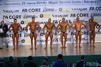 Kulturystyka klasyczna mężczyzn: +180 cm Debiuty PZKFiTS Ostrów Mazowiecka 2014_232