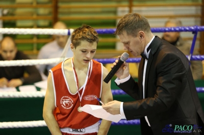 Towarzyski Mecz Bokserski - MKS II LO Chełm vs Klub Sportowy Paco: Kamil Wieczorek nie dał szans Dawidowi Wierciochow