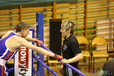 Towarzyski Mecz Bokserski - MKS II LO Chełm vs Klub Sportowy Paco: Kamil Wieczorek nie dał szans Dawidowi WiercioMichał Soczyński szybko uporał się z Oskarem Kurpielem