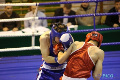 Towarzyski Mecz Bokserski - MKS II LO Chełm vs Klub Sportowy Paco: Mateusz Chmielewski vs Dawid Ćwirko - Godycki