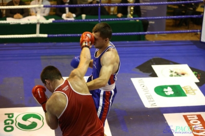 Towarzyski Mecz Bokserski - MKS II LO Chełm vs Klub Sportowy Paco: Bartosz Wdowiak vs Mikołaj Sadurski