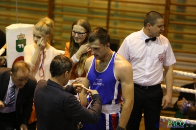 Towarzyski Mecz Bokserski - MKS II LO Chełm vs Klub Sportowy Paco: Bartosz Wdowiak vs Mikołaj Sadurski